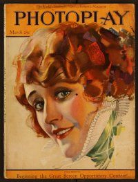 2g052 PHOTOPLAY magazine March 1922 wonderful art of Olga Petrova by Rolf Armstrong!