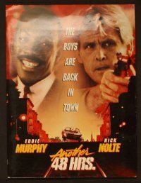 2g235 ANOTHER 48 HRS presskit '90 ex-con Eddie Murphy & cop Nick Nolte are back in town!