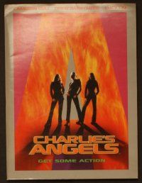 2g259 CHARLIE'S ANGELS presskit '00 sexy Cameron Diaz, Drew Barrymore & Lucy Liu!