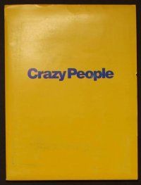 2g272 CRAZY PEOPLE presskit '90 Dudley Moore, you must be in the theater to see this movie!