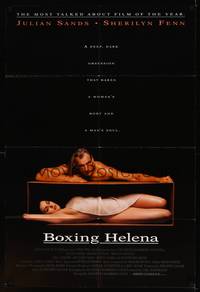 2h112 BOXING HELENA 1sh '93 Julian Sands, Sherilyn Fenn, weird romance!
