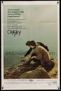 2h146 CHARLY 1sh '68 super low IQ Cliff Robertson is turned into a genius and back again!