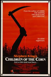 2h152 CHILDREN OF THE CORN 1sh '83 Stephen King horror, and a child shall lead them!