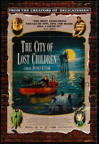 2h163 CITY OF LOST CHILDREN 1sh '95 La Cite des Enfants Perdus, Ron Perlman, sci-fi fantasy image!