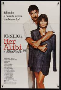 2h377 HER ALIBI advance 1sh '88 Bruce Beresford directed, Tom Selleck & beautiful Paulina Porizkova