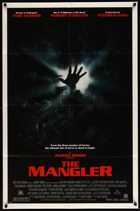 2h538 MANGLER DS 1sh '95 Stephen King, Tobe Hooper, wild image of killer machine!