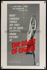 2h729 ROOM OF CHAINS 1sh '72 what terrible things did they do to their beautiful victims?
