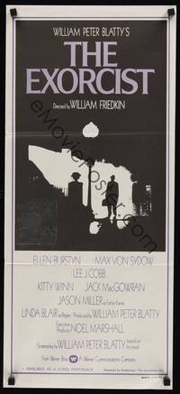 2j407 EXORCIST Aust daybill '74 William Friedkin, Max Von Sydow, William Peter Blatty classic!