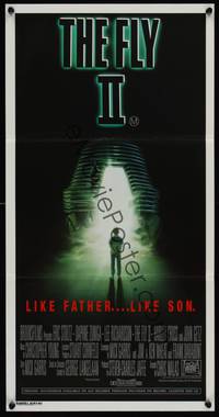 2j416 FLY II Aust daybill '89 Eric Stoltz, Daphne Zuniga, like father, like son, horror sequel!