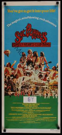 2j541 SGT. PEPPER'S LONELY HEARTS CLUB BAND Aust daybill '78 George Burns, Bee Gees, the Beatles!