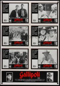 2j276 GALLIPOLI Aust LC poster '81 Peter Weir directed classic, Mark Lee & Mel Gibson!