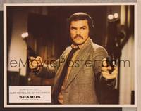 2j259 SHAMUS French LC '73 private detective Burt Reynolds is a pro that never misses!