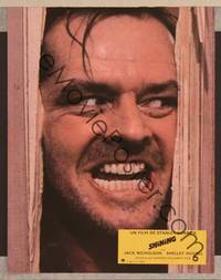 2j260 SHINING French LC '80 Stephen King & Stanley Kubrick, classic image of Jack Nicholson!
