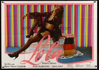 2j583 LOLA German 33x47 '81 directed by Rainer Werner Fassbinder, sexy Barbara Sukowa in lingerie!