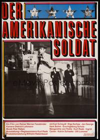 2j595 AMERICAN SOLDIER German R1970s Rainer Werner Fassbinder, Karl Scheydt!