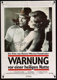 2j611 BEWARE OF A HOLY WHORE German '71 Rainer Werner Fassbinder, Eddie Constantine!