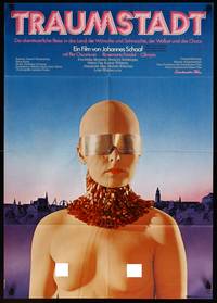 2j668 DREAM CITY German '73 Johannes Schaaf's Traumstadt, wild topless girl in wacky shades!