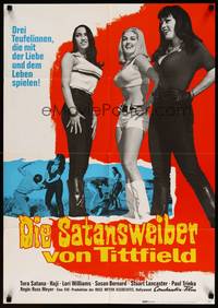 2j678 FASTER, PUSSYCAT! KILL! KILL! German '67 Russ Meyer, Tura Satana, Haji, sexy superwomen!