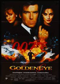 2j696 GOLDENEYE German '95 Pierce Brosnan as secret agent James Bond 007, cool montage!