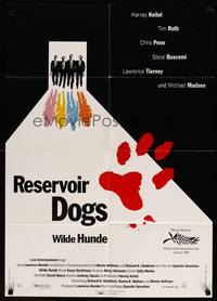 2j793 RESERVOIR DOGS German '92 Quentin Tarantino, Harvey Keitel, Steve Buscemi, Chris Penn!