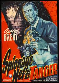 2j817 TANGIER INCIDENT German '53 George Brent & Mari Aldon in Africa, film noir!