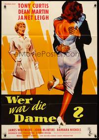 2j841 WHO WAS THAT LADY German '60 Janet Leigh, great Hans Braun artwork!