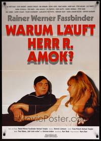 2j842 WHY DOES HERR R. RUN AMOK? German '70 sexy Lilith Ungerer, Kurt Raab, R.W. Fassbinder!