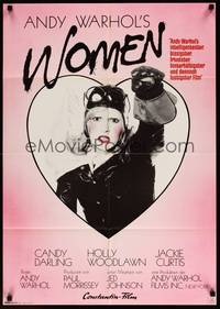 2j845 WOMEN IN REVOLT German '73 Andy Warhol, Candy Darling, transvestite drag queens!