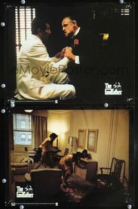 2j885 GODFATHER 2 German LCs '72 Marlon Brando in Francis Ford Coppola crime classic!