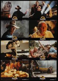 2j975 JURASSIC PARK German LC poster '93 Steven Spielberg, Sam Neill, cool dinosaur images!