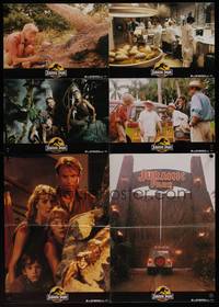 2j974 JURASSIC PARK German LC poster '93 Steven Spielberg, Richard Attenborough, Laura Dern!