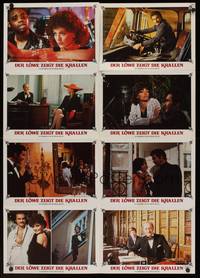 2j989 ROUGH CUT German LC poster '80 Don Siegel, Burt Reynolds, sexy Lesley-Anne Down!