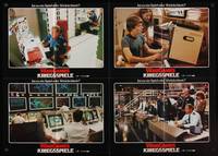 2j998 WARGAMES German LC poster '83 teen Matthew Broderick plays video games to start WWIII!