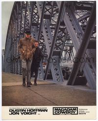 2j243 MIDNIGHT COWBOY #16 French 9x11 '69 great image of Dustin Hoffman & Jon Voight, Schlesinger!