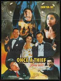 2j011 ONCE A THIEF Pakistani '90 John Woo's Zong heng si hai, Chow Yun-Fat, Leslie Cheung!
