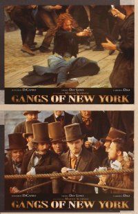 2j220 GANGS OF NEW YORK 6 French LCs '02 Scorsese, Leonardo DiCaprio, Daniel Day-Lewis!