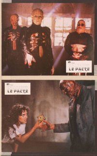 2j230 HELLRAISER 8 French LCs '87 Clive Barker, grotesque horror images, Pinhead!