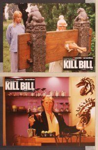 2j236 KILL BILL: VOL. 2 8 French LCs '04 cool images of Uma Thurman, David Carradine, Tarantino!
