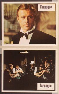 2j264 STING 12 French LCs '74 cool images of con men Paul Newman & Robert Redford!