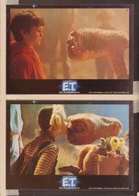 2j875 E.T. THE EXTRA TERRESTRIAL 14 German LCs '82 Spielberg classic, Henry Thomas, Drew Barrymore