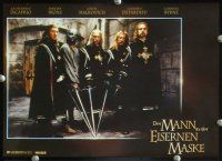 2j901 MAN IN THE IRON MASK 8 German LCs '98 Leonardo DiCaprio, John Malkovich, Jeremy Irons!