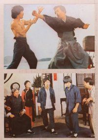 2j029 CLONES OF BRUCE LEE 7 Spanish LCs '77 martial arts, wild images of Bruce Lee look-alikes!