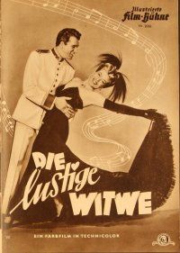 2k187 MERRY WIDOW German program '53 different images of sexy Lana Turner & Fernando Lamas!
