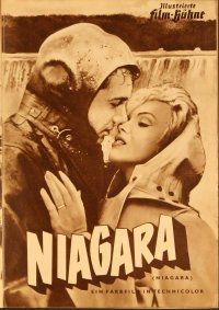 2k190 NIAGARA German program '53 different images of sexy Marilyn Monroe at famous waterfall!