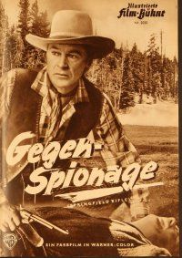 2k199 SPRINGFIELD RIFLE German program '53 Gary Cooper, Phyllis Thaxter, many different images!