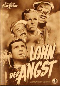2k209 WAGES OF FEAR German program '53 Yves Montand, Henri-Georges Clouzot, different images!