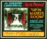 2k146 UP IN MABEL'S ROOM glass slide '26 pretty Marie Prevost in classic Broadway farce!