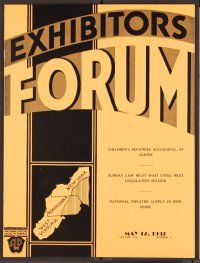 2k033 EXHIBITORS FORUM exhibitor magazine May 12, 1931 heavyweight boxing champ Primo Carnera!