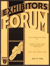 2k034 EXHIBITORS FORUM exhibitor magazine May 26, 1931 Frank Capra's Dirigible, 2-page RKO ad!