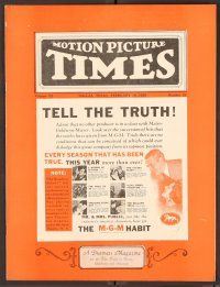 2k025 MOTION PICTURE TIMES exhibitor magazine February 16, 1929 bring in crowds with silver nite!